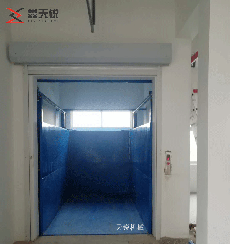 胡杨河上货专用导轨式升降货梯